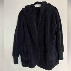 Black shearling jacket